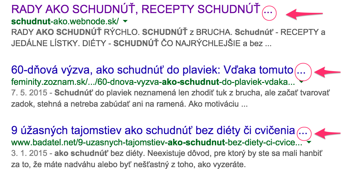 Skráteny titulok znižuje návštevnosť z Google
