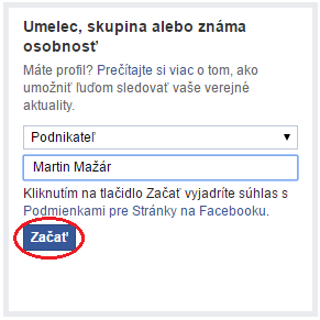 Facebook fanpage