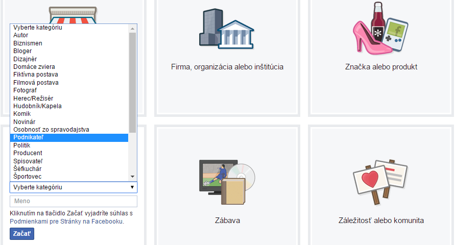 Facebook fanpage