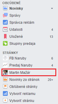 Facebook fanpage