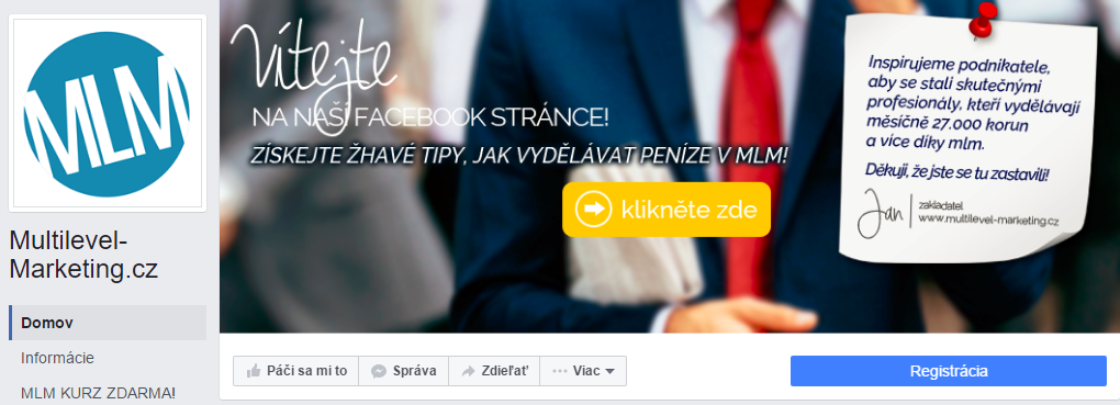 Fanpage titulná fotka