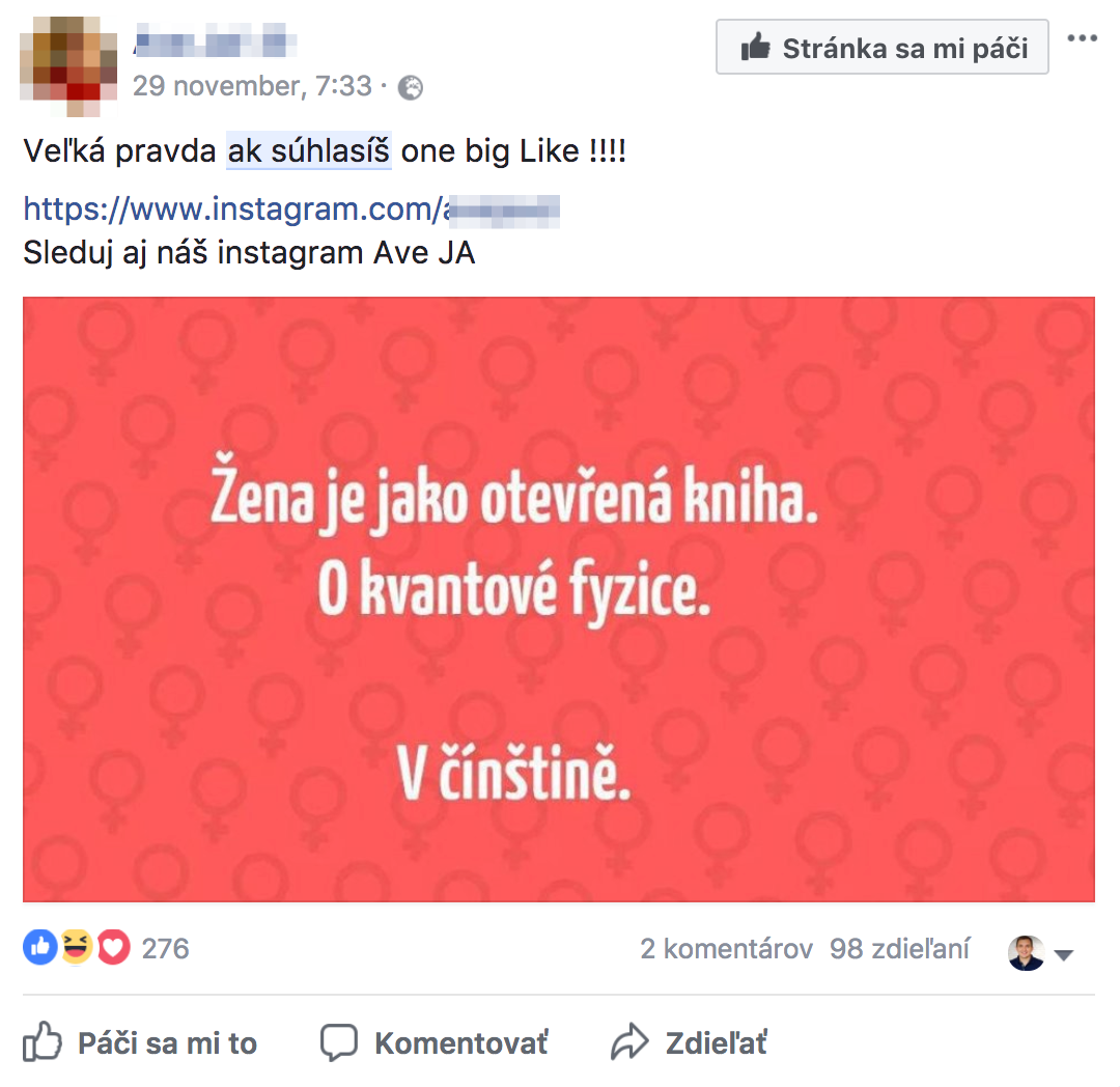 Facebook príspevky zakazané - ak súhlasíš