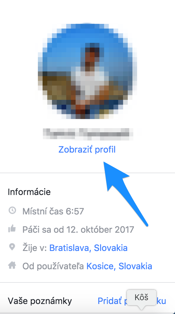 Pracovná ponuka - zobrazenie človeka